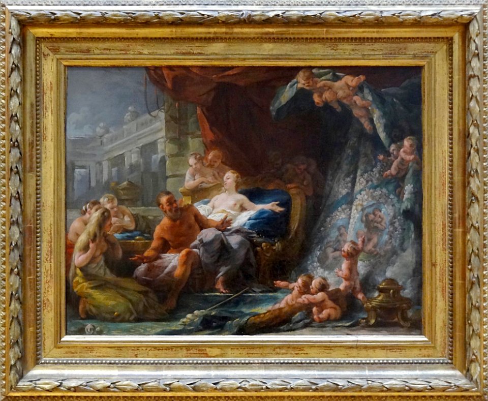 "Histoire d'Hercule et Omphale", Noël Hallé, Salon de 1759…