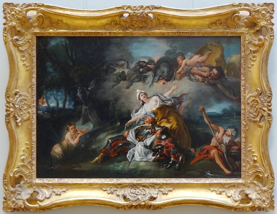 "Armide, sur le point de poignarder Renaud, est désarmé à …