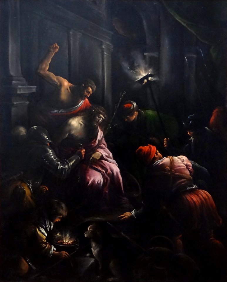 "Le couronnement d'épines", atelier de Francesco Bassano, …