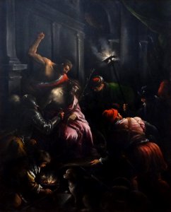 "Le couronnement d'épines", atelier de Francesco Bassano, …