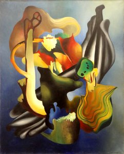 "Composition aux végétaux", Pierre Wemaëre, 1937. Musée de…