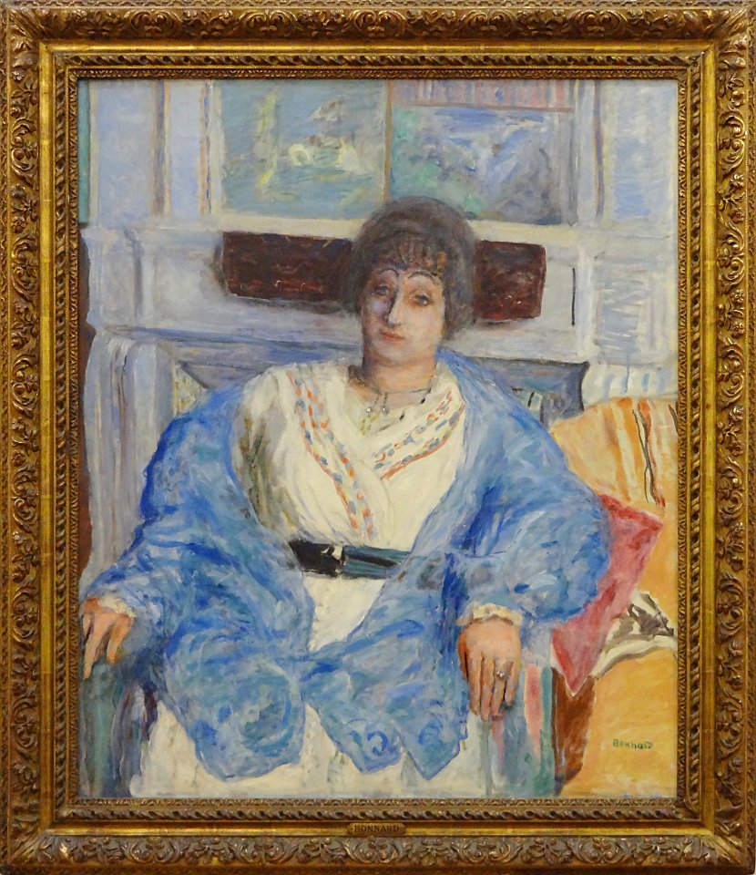 "Portrait de madame Bernheim", Pierre Bonnard, vers 1916. …