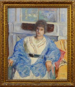 "Portrait de madame Bernheim", Pierre Bonnard, vers 1916. …