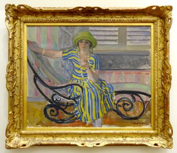"La cigarette", Henri Lebasque, 1921. Musée de la Piscine,…