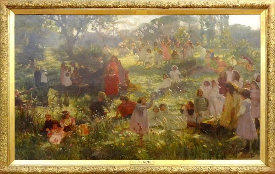 "L'enfance", Charles Sims, 1897. Musée de la Piscine, Roub…