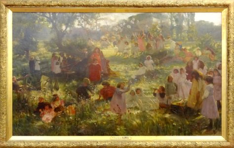 "L'enfance", Charles Sims, 1897. Musée de la Piscine, Roub…