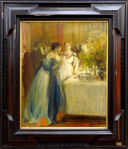 "Au buffet : souvenir d'un soir", Joseph-Marius Avy, 1910.…
