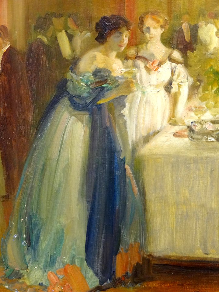 "Au buffet : souvenir d'un soir" (détail), Joseph-Marius A…