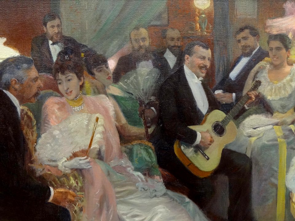 "Une chanson de Gibert" (détail), Georges Jeanniot, 1891. …