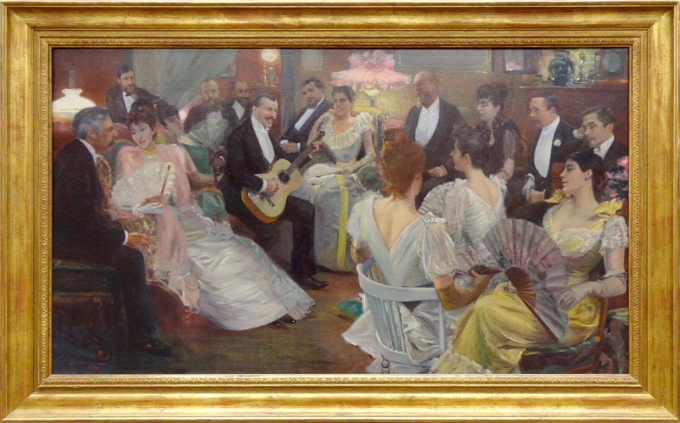 "Une chanson de Gibert", Georges Jeanniot, 1891. Musée de …