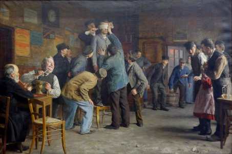 "Le bain de pieds inattendu", Rémy Cogghe, 1895. Musée de …