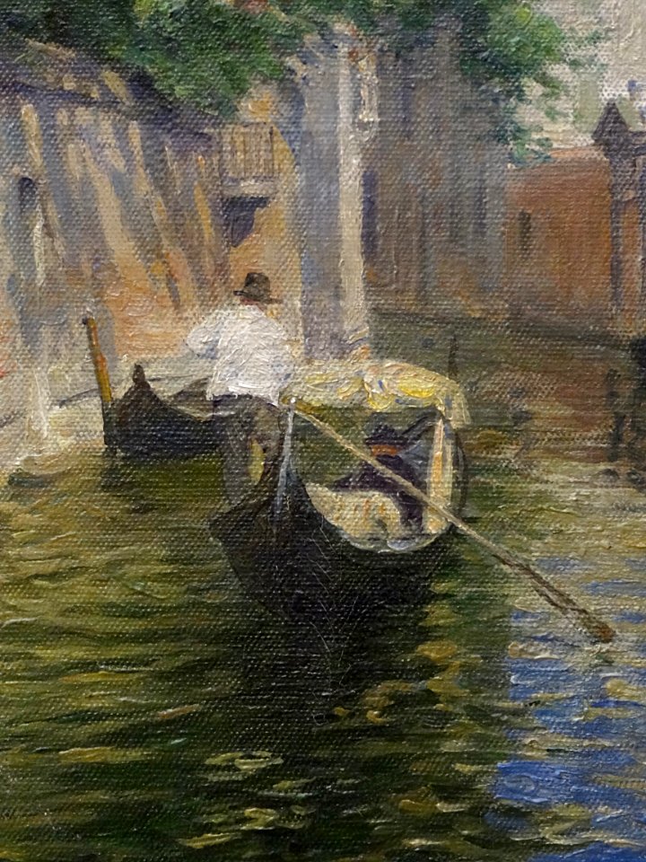 "Venise" (détail), Rémy Cogghe. Musée de la Piscine, Rouba…