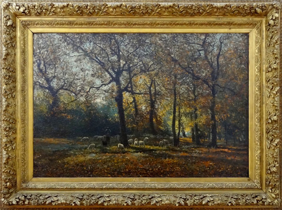 "Une belle matinée de novembre", Franz Courtens, 1892. Mus…