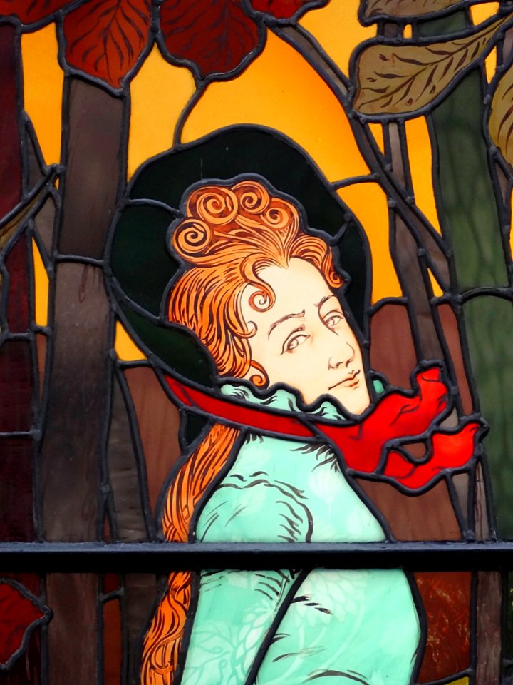 "Souvenir d'automne" (détail), Théophile Laumonnerie, 1900…