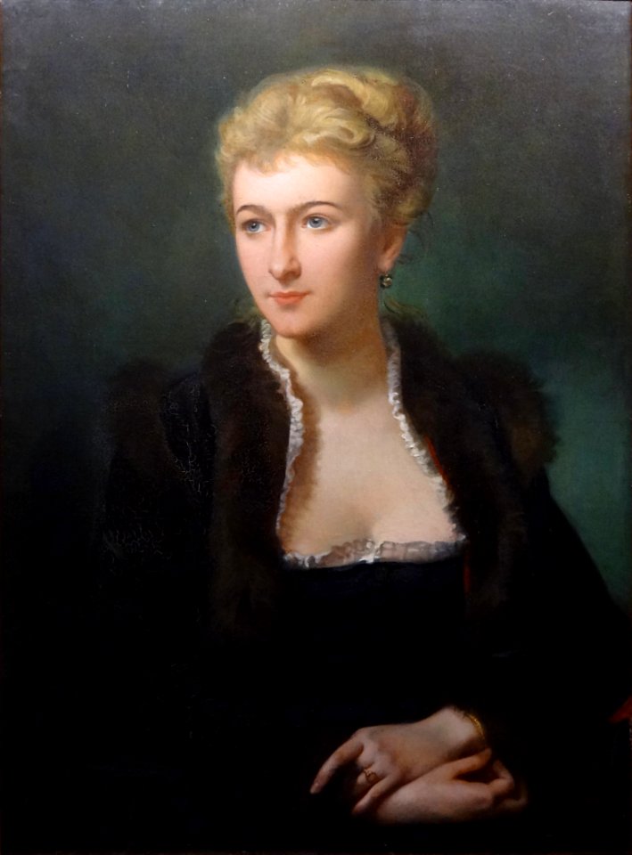 "Portrait de madame Hébert", Victor Mottez, 1858. Musée de…