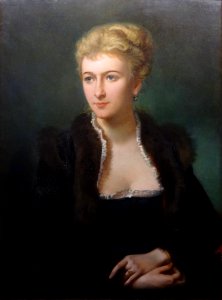"Portrait de madame Hébert", Victor Mottez, 1858. Musée de…