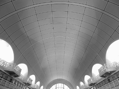 Musée de la Piscine, Roubaix : la voûte de la nef.