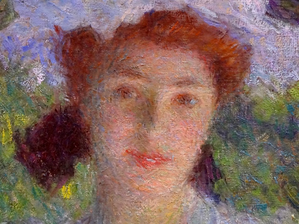 “Sous les branches” (détail), Ernest-Joseph Laurent, 1907.…