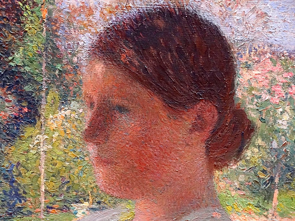 “Dans le jardin” (détail), Henri Martin. Palais des beaux-…