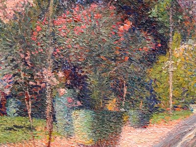 “Dans le jardin” (détail), Henri Martin. Palais des beaux-…. Free illustration for personal and commercial use.