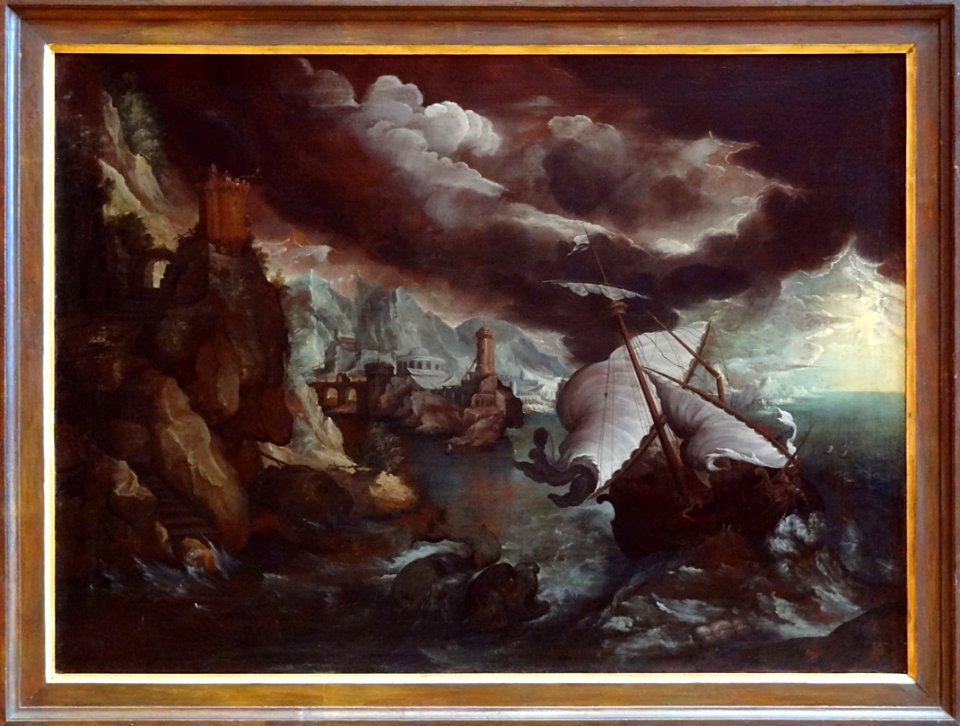 “Le Naufrage de Jonas”, Paul Bril, vers 1600. Palais des b…