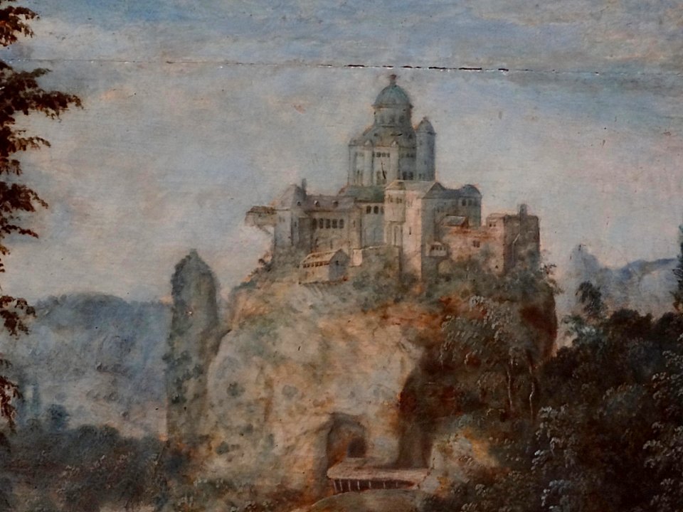 “La Prédication de saint Jean-Baptiste” (détail), Maître d…