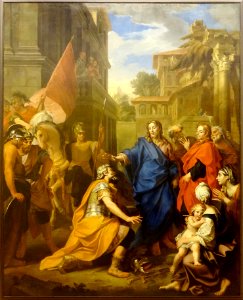 "Le centurion aux pieds du Christ", Louis de Boullogne fil…