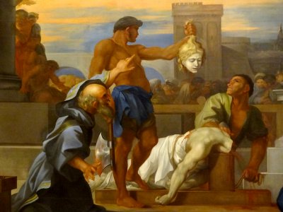 "La Décollation de Saint Protais" (détail), Sébastien Bour…