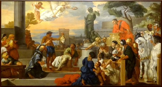 "La Décollation de Saint Protais", Sébastien Bourdon, 1656…