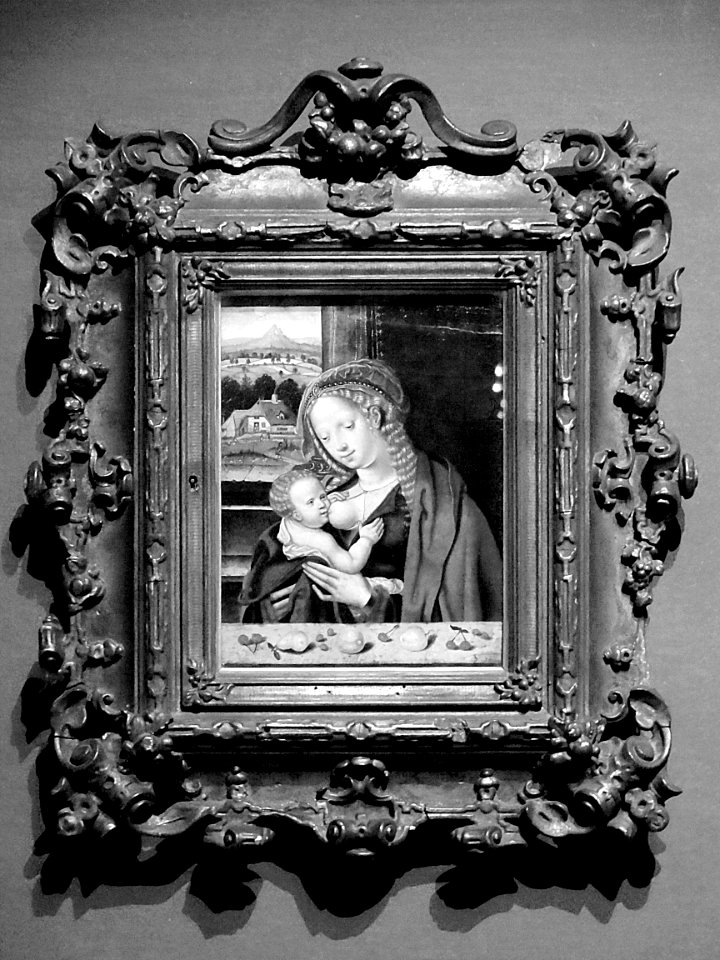“La Vierge allaitant l'Enfant”, d'après Joos van Cleve, 16…