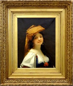 “La Rieuse”, Jules Lefebvre, 1861. Amiens, musée de Picard…