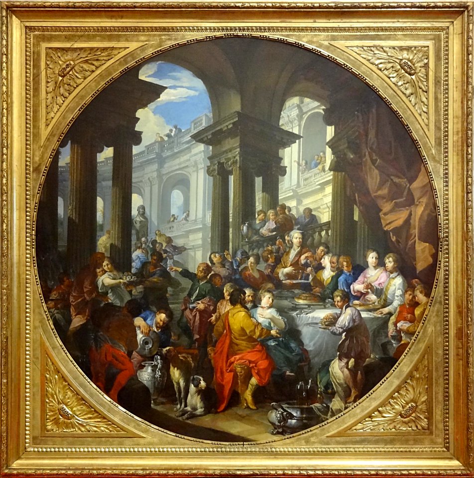 “Festin donné sous un portique d’ordre ionique”, Giovanni …