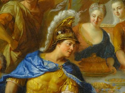 “Le Festin de Didon et Enée” (détail), François de Troy, 1…