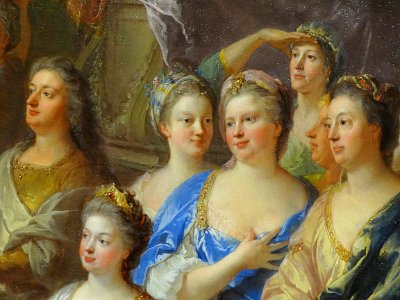 “Le Festin de Didon et Enée” (détail), François de Troy, 1…