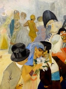 “Le bal des Quat’zarts descendant les Champs-Elysées” (dét…