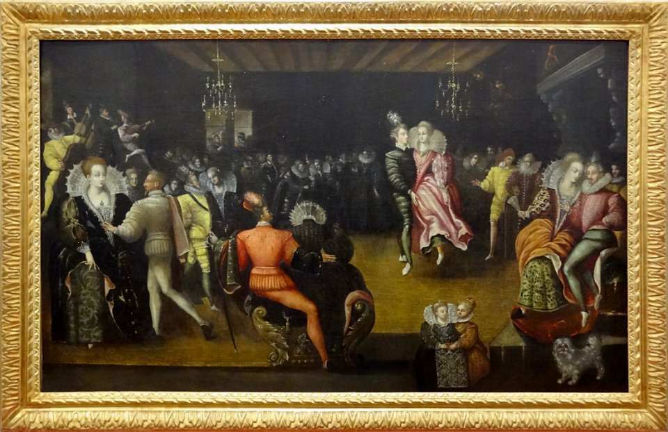 “Scène de bal”, dit “Bal à la Cour”. France, fin du 16ème …