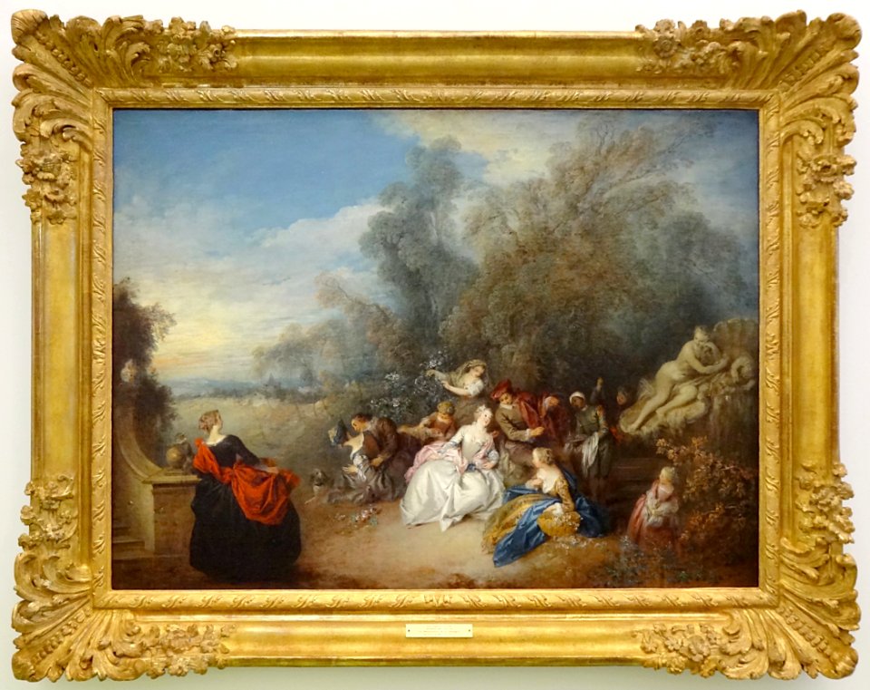 "Les délassements de la campagne", Jean-Baptiste Pater, ve…