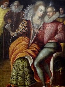 “Scène de bal”, dit “Bal à la Cour” (détail). France, fin …