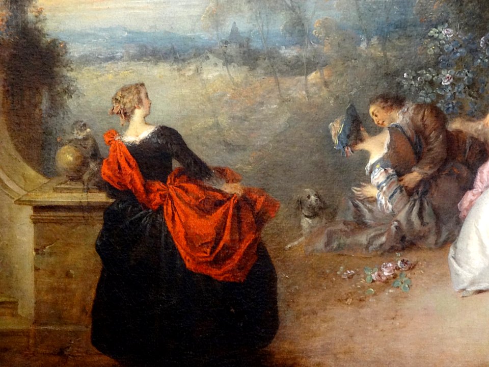 "Les délassements de la campagne" (détail), Jean-Baptiste …