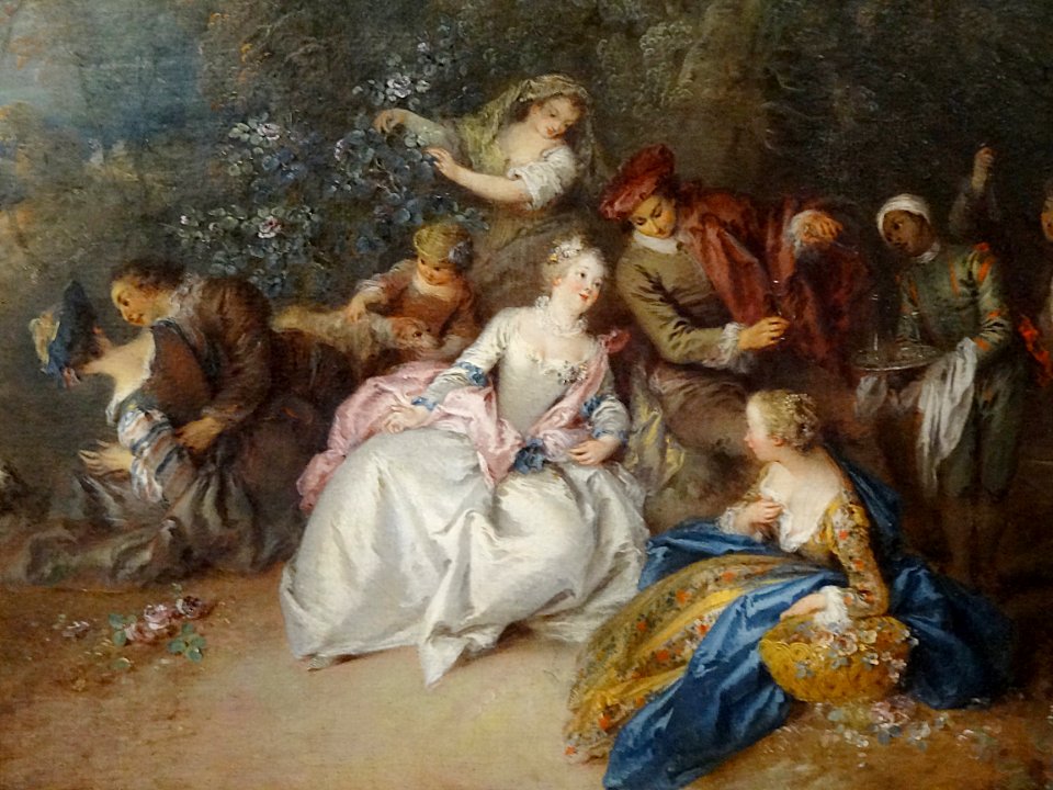 "Les délassements de la campagne" (détail), Jean-Baptiste …