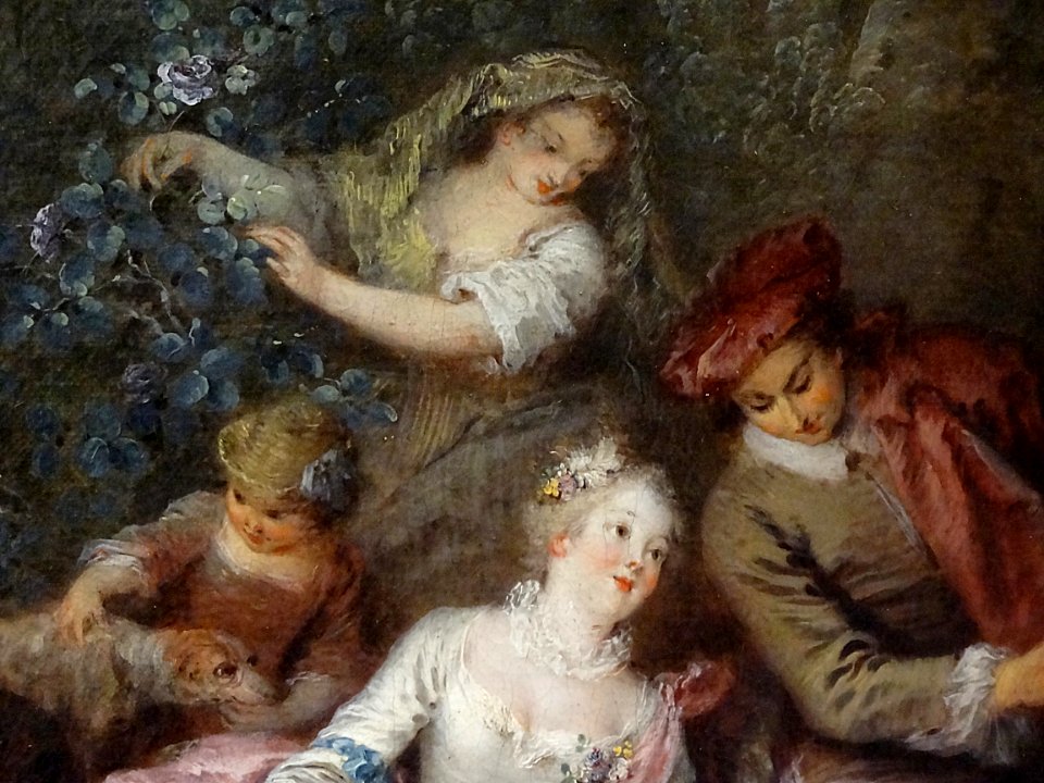 "Les délassements de la campagne" (détail), Jean-Baptiste …