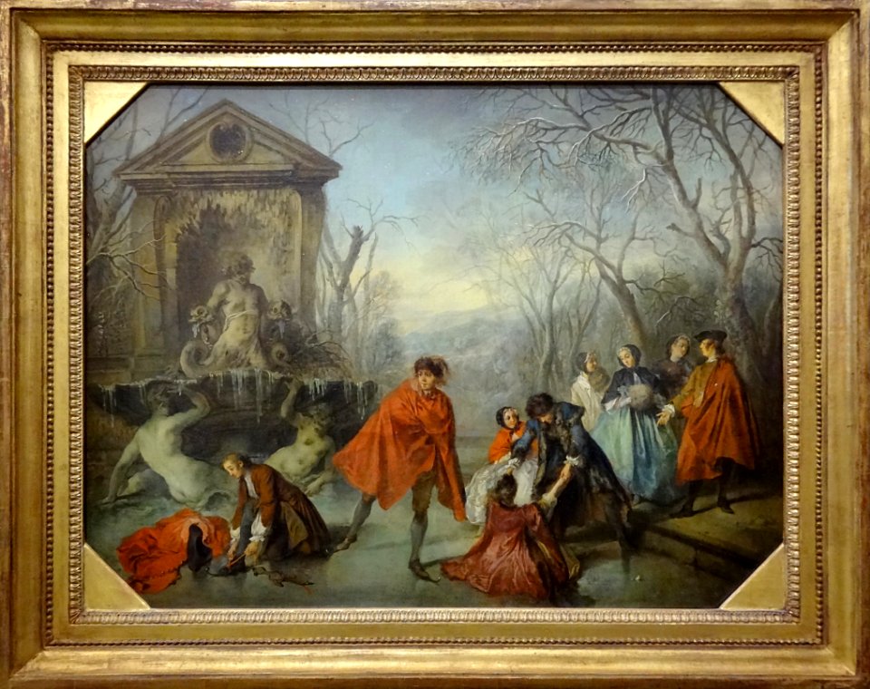 "L'hiver", Nicolas Lancret, 1738. Collections du musée du …
