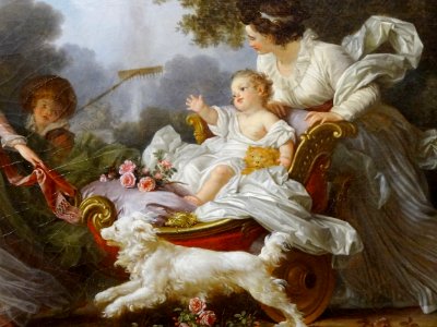 "L'enfant chéri" (détail), Marguerite Gérard et Jean-Honor…