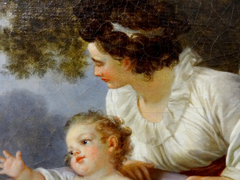 "L'enfant chéri" (détail), Marguerite Gérard et Jean-Honor…