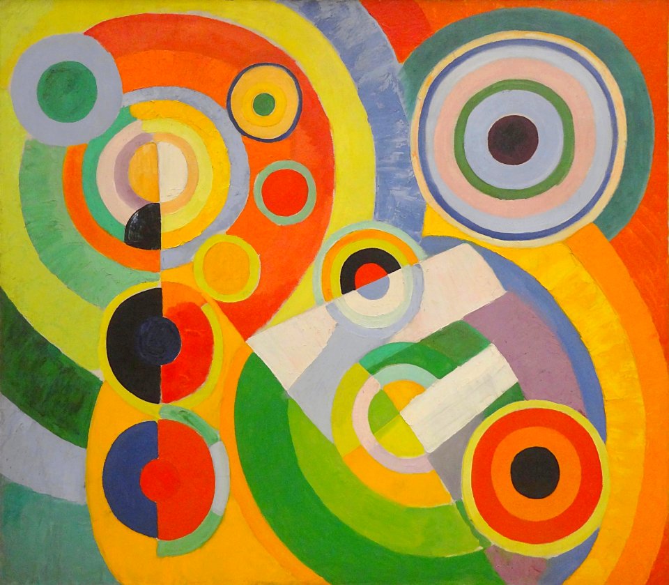 "Rythme, joie de vivre", Robert Delaunay, 1908. Collection…