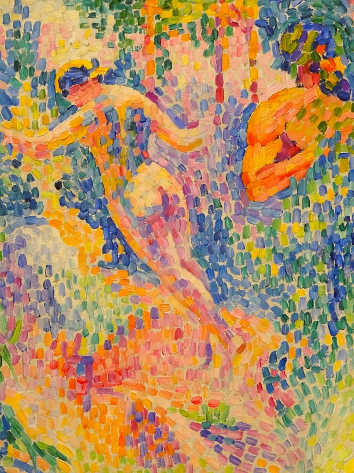 "La fuite des nymphes" (détail), Henri-Edmond Cross, vers …
