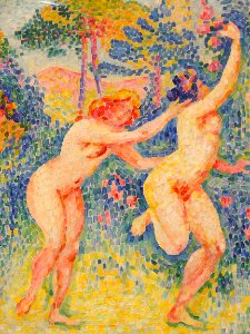 "La fuite des nymphes" (détail), Henri-Edmond Cross, vers …