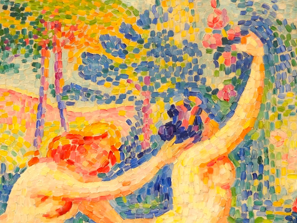 "La fuite des nymphes" (détail), Henri-Edmond Cross, vers …