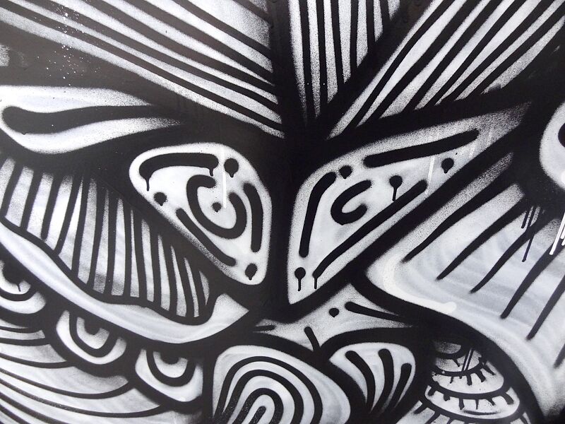 Une vue de l’oeuvre de Hafem présentée dans le cadre de l'…