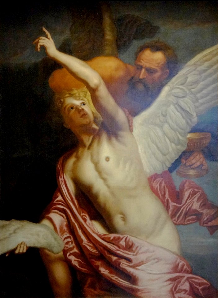 "Icare et Dédale", Pieter Thys, vers 1650.
